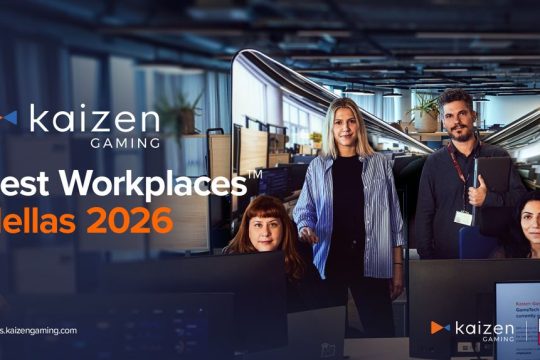 Για μία ακόμη χρονιά, η Kaizen Gaming ξεχωρίζει ως Best Workplaces™ Hellas